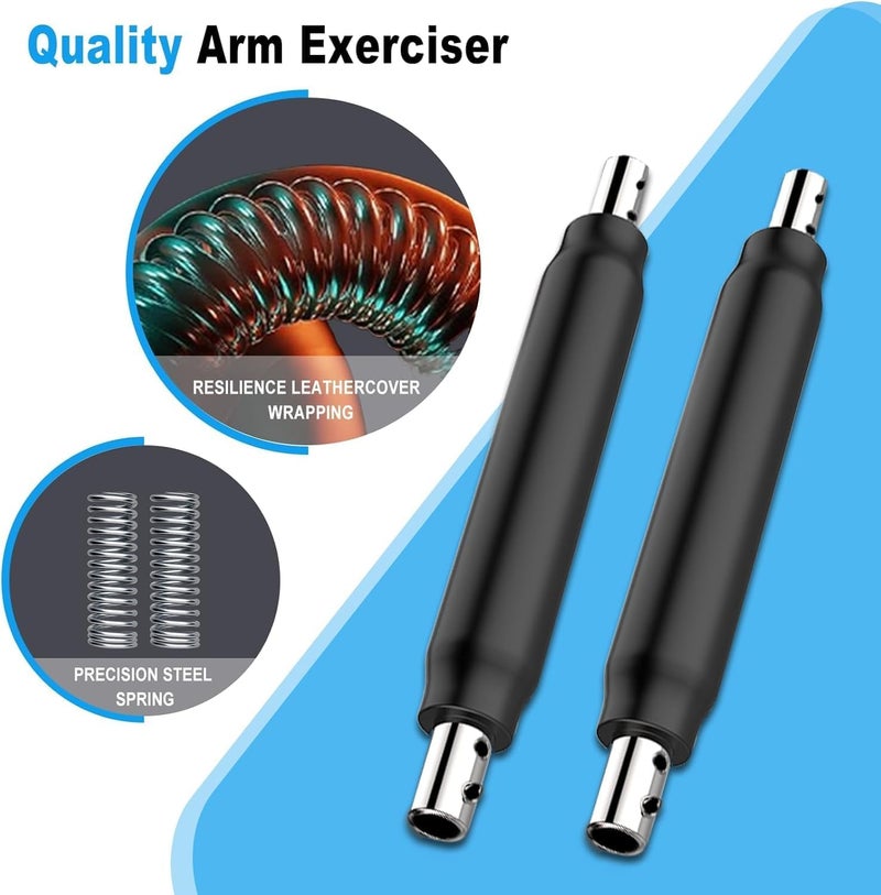 Hot Wave Twister Arm Exerciser,Adjustable Spring Workout Bar, Forearm Triceps Chest Enhanced Exercise Strengthener,Portable Home Fitness Equipment - Image 5